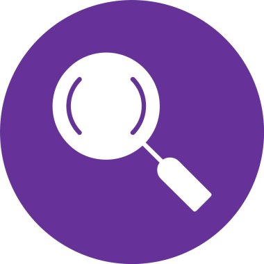 Büyütücü Cam Kabartma Çemberi Simgesi