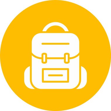 Sırt Çantası Kabartma Çemberi Simgesi