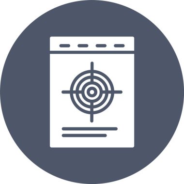 Hedef Kabartma Çemberi Simgesi