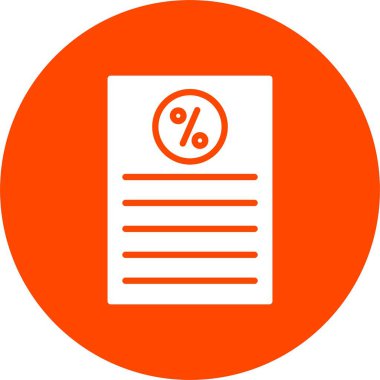 Yüzdelik Kabartma Çemberi Simgesi