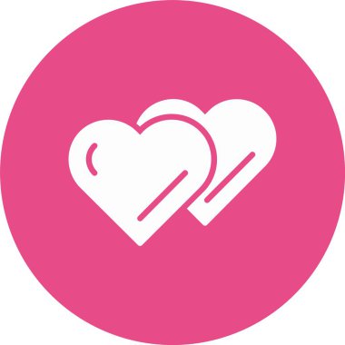 Kalp Kabartma Çemberi Simgesi