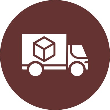 Teslimat Aracı Kabartma Çemberi Simgesi