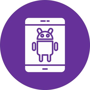 Android Kabartma Çemberi Simgesi