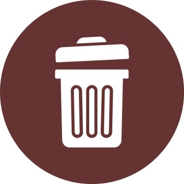 Çöp Kabartma Çemberi Simgesi