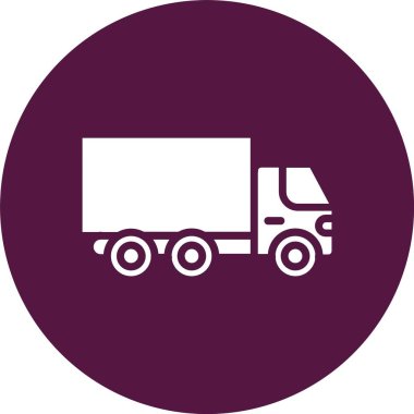 Kamyon Kabartma Çemberi Simgesi