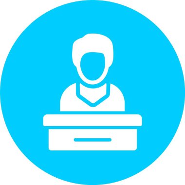 Yönetici Kabartma Çemberi Simgesi