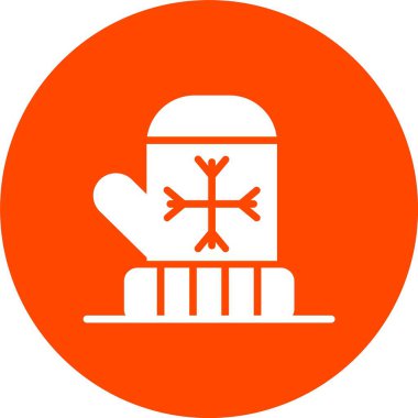 Mitten Kabartma Çemberi Simgesi