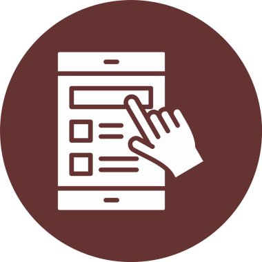 Çevrimiçi Oylama Çemberi Simgesi