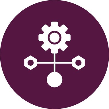 Çalışma Akımı Kabartma Çemberi Simgesi