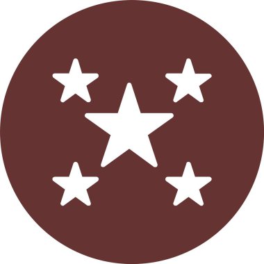 Yıldızlar Kabartma Çemberi Simgesi