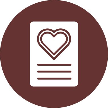 Kalp Kabartma Çemberi Simgesi