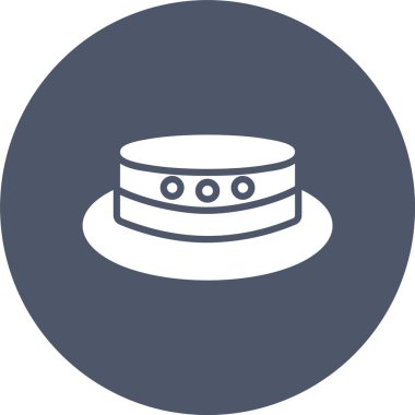 Şapka Kabartma Çemberi Simgesi