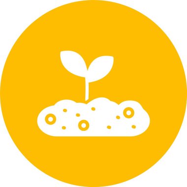 Toprak Kabartma Çemberi Simgesi