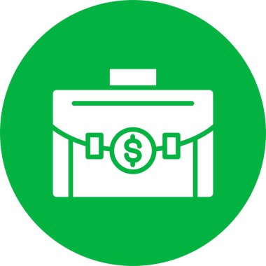 Evrak çantası Kabartma Çemberi Simgesi