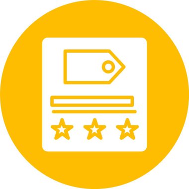 Etiket Kabartma Çemberi Simgesi