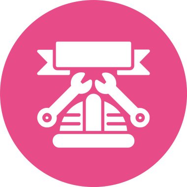 İşçi Bayramı Kabartma Çemberi Simgesi