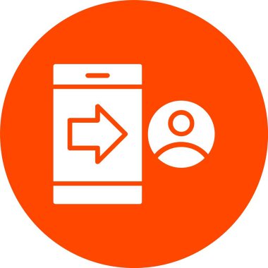 Hesap Aktarım Kabartma Çemberi Simgesi