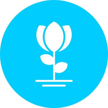 Çiçek Kabartma Çemberi Simgesi