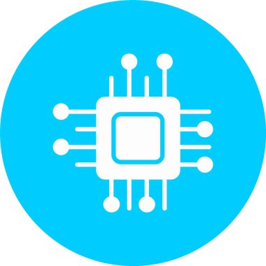 Çip Kabartma Çemberi Simgesi