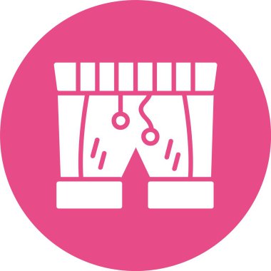 Kısa Kabartma Çemberi Simgesi