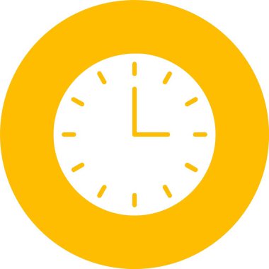 Saat Kabartma Çemberi Simgesi