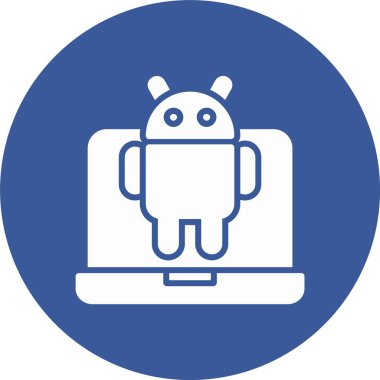 Android Kabartma Çemberi Simgesi