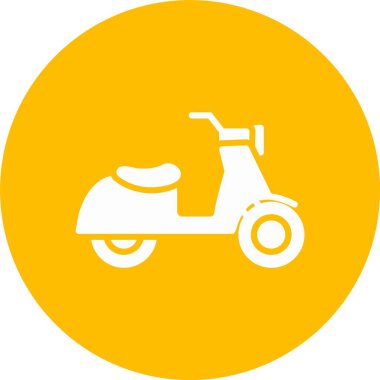 Scooter Kabartma Çemberi Simgesi