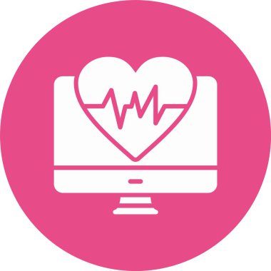 Tıbbi Rapor Kabartma Çemberi Simgesi