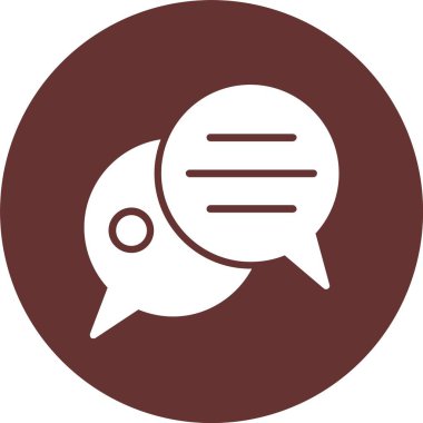 Chat Kabartma Çemberi Simgesi