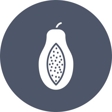 Papaya Kabartma Çemberi Simgesi