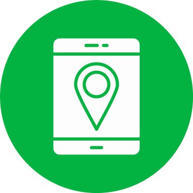 Akıllı Telefon Kabartma Çemberi Simgesi