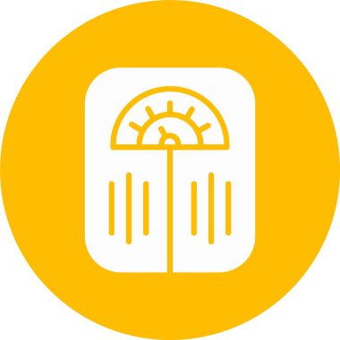 Gövde Boyutlandırması Kabartma Çemberi Simgesi