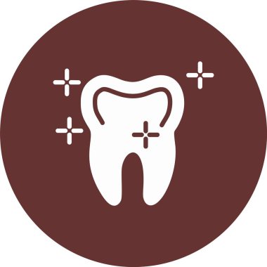 Taze Diş Kabartma Çemberi Simgesi