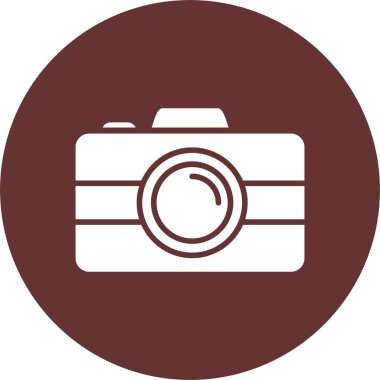 Kamera Kabartma Çemberi Simgesi