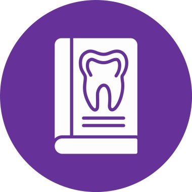 Diş Kitabı Kabartma Çemberi Simgesi