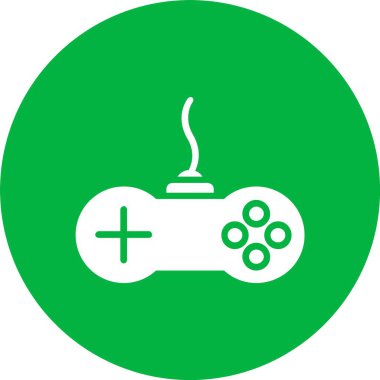 Oyun Denetleyici Kabartma Çemberi Simgesi