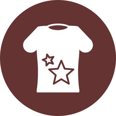 Tişört Kabartma Çemberi Simgesi