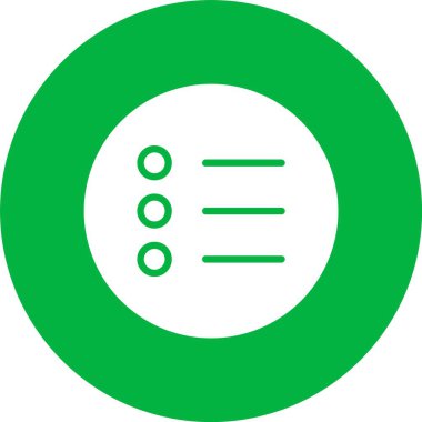 Menü Kabartma Çemberi Simgesi