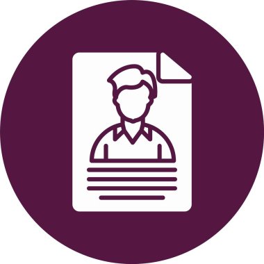 Aday Kabartma Çemberi Simgesi