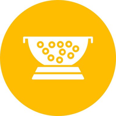 Colander Kabartma Çemberi Simgesi