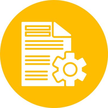 İçerik Yönetimi Kabartma Çemberi Simgesi