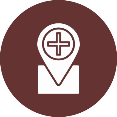 Konum Kabartma Çemberi Simgesi