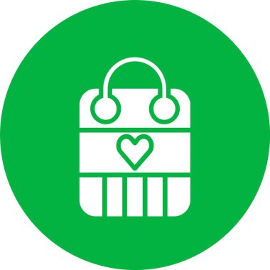 Alışveriş Kabartması Çemberi Simgesi