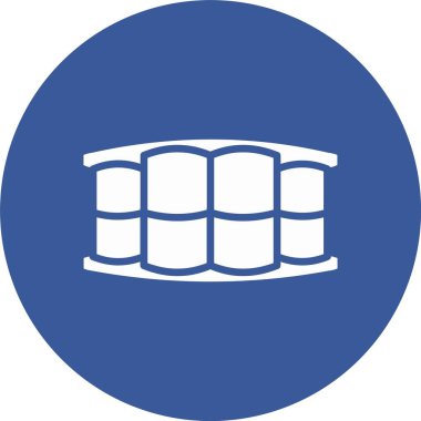 Takma diş Kabartma Çemberi Simgesi