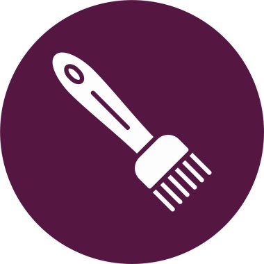 Silglyph Çemberi Icone Fırça Kabartma Çemberi Simgesi