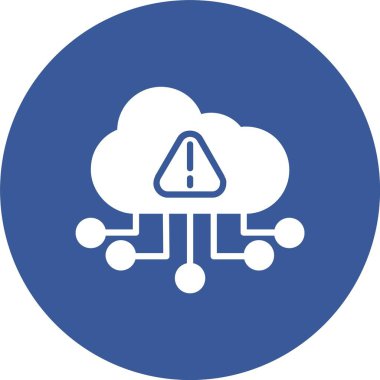 Veri Ağı Kabartma Çemberi Simgesi