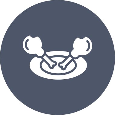 Tavuk Kabartma Çemberi Simgesi