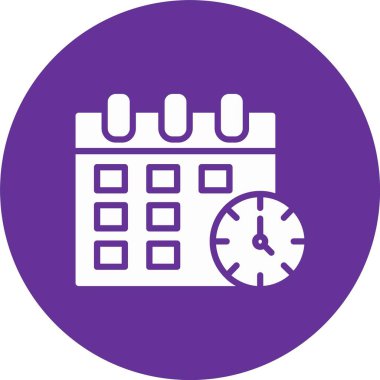 Dönem Zaman Kabartma Çemberi Simgesi