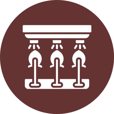 Sulama Kabartma Çemberi Simgesi