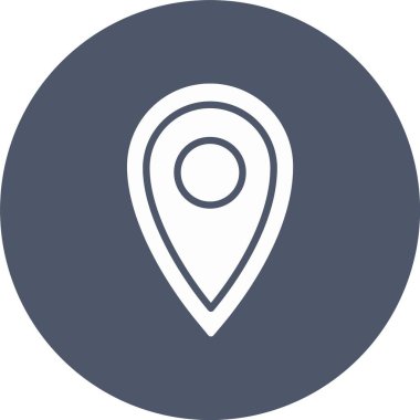 Pin Kabartma Çemberi Simgesi